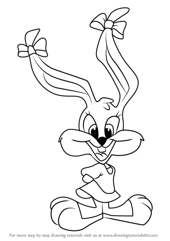 babs bunny coloring pages - photo #12