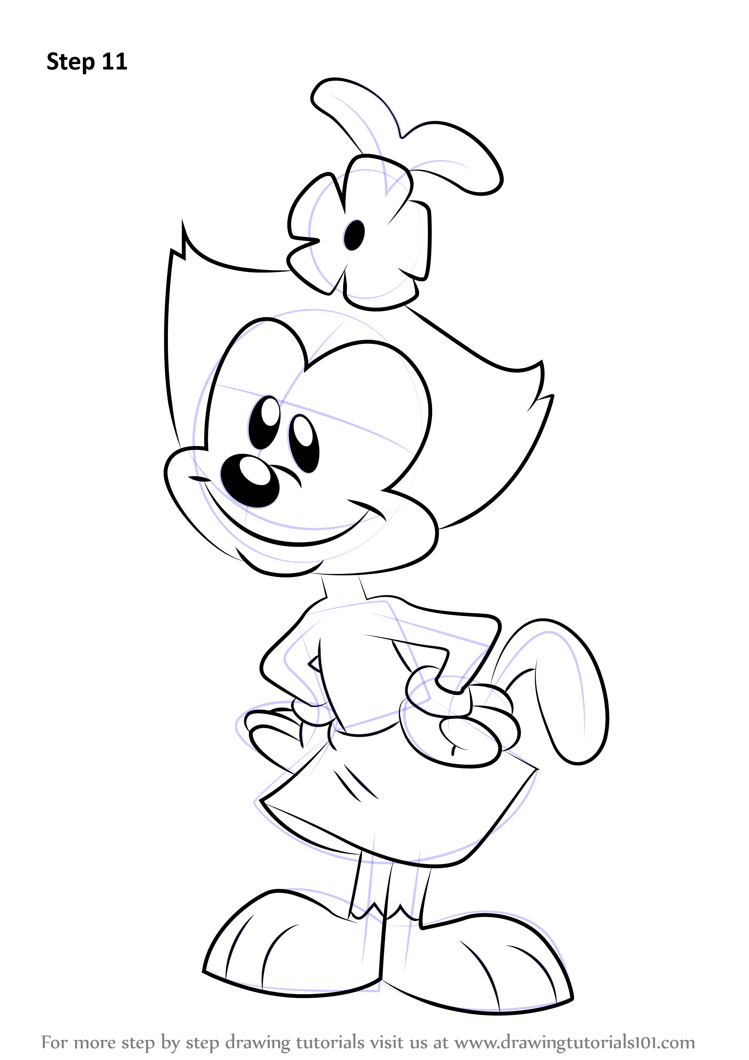 Learn How to Draw Dot from Animaniacs Animaniacs Step by Step ...