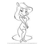 How to Draw Minerva Mink from Animaniacs