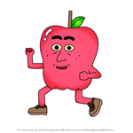 How to Draw Apple's Dad from Apple & Onion