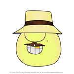 How to Draw Mr. Lunt from Apple & Onion