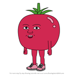 How to Draw Tomato from Apple & Onion