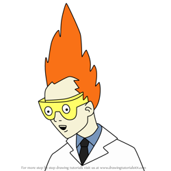 How to Draw Steve from Aqua Teen Hunger Force