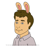 How to Draw Drummer from Arthur