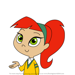 How to Draw Betty Barrett from Atomic Betty