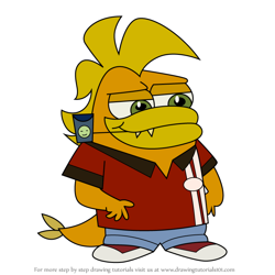 How to Draw Bill from Atomic Betty