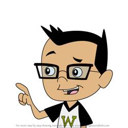 How to Draw Chip Osborne from Atomic Betty