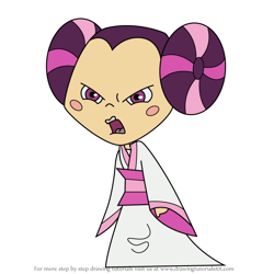 How to Draw Empress Narcissitad from Atomic Betty