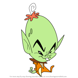 How to Draw Infantor from Atomic Betty