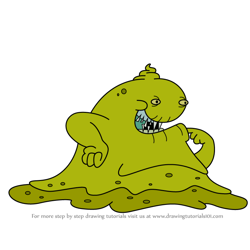 How to Draw M'Lord Orus from Atomic Betty