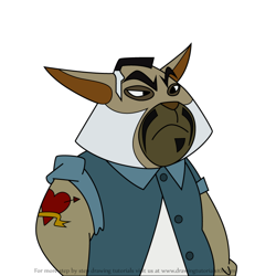 How to Draw Max Sr. from Atomic Betty