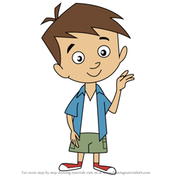 How to Draw Noah from Atomic Betty