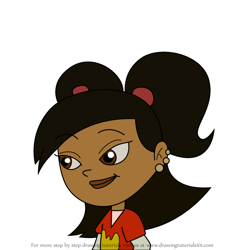 How to Draw Paloma from Atomic Betty