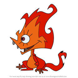 How to Draw Slirps from Atomic Betty