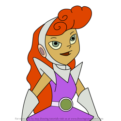 How to Draw Young Beatrixo from Atomic Betty