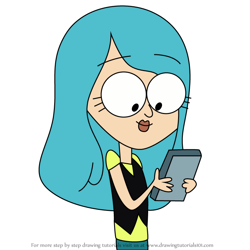How to Draw Blue-Haired Girl from Atomic Puppet