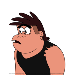 How to Draw Brown Hair Boy from Atomic Puppet