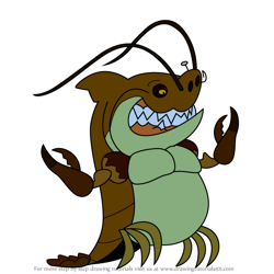 How to Draw Megalo-Don from Atomic Puppet