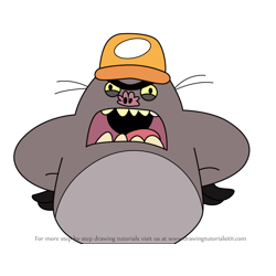 How to Draw Mole Man from Atomic Puppet