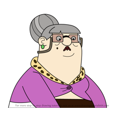 How to Draw Mookie's Mom from Atomic Puppet