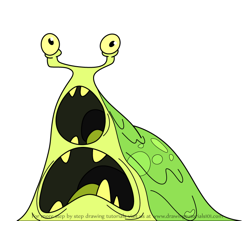 How to Draw Mucus Monster from Atomic Puppet