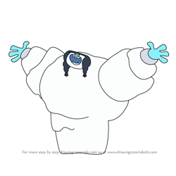 How to Draw Snow Maniac from Atomic Puppet