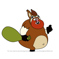 How to Draw Squirrel Boy from Atomic Puppet