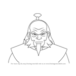 How to Draw Iroh from Avatar The Last Airbender