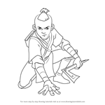 How to Draw Sokka from Avatar The Last Airbender