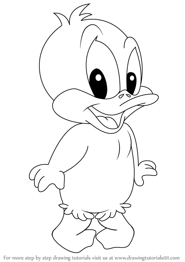 Fun and Free Cute Baby Donald Coloring Pages for Kids