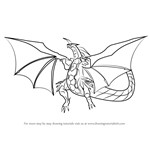 How to Draw Delta Dragonoid from Bakugan Battle Brawlers