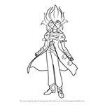 How to Draw Masquerade from Bakugan Battle Brawlers