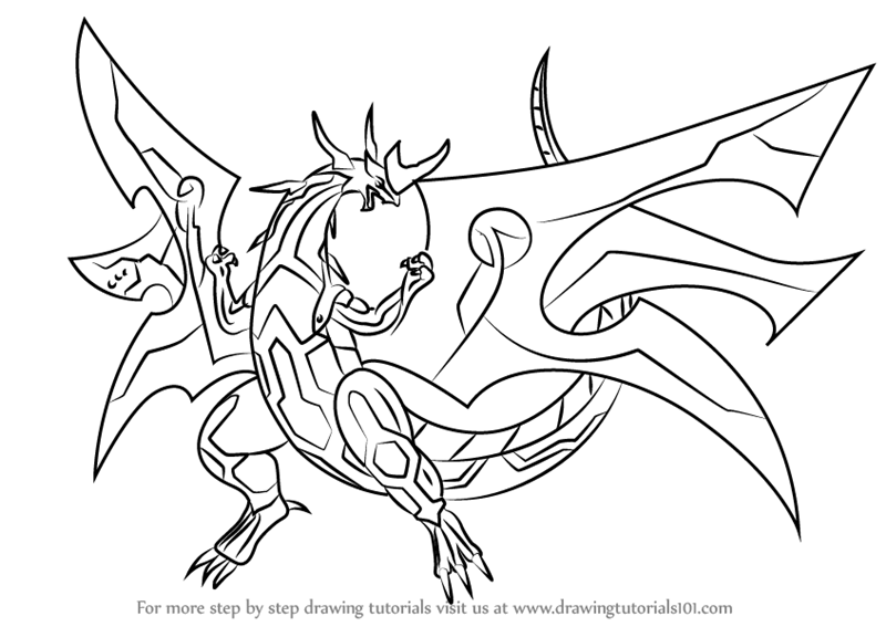 Reorganisere Betaling Indføre Learn How to Draw Ultimate Dragonoid from Bakugan Battle Brawlers (Bakugan  Battle Brawlers) Step by Step : Drawing Tutorials