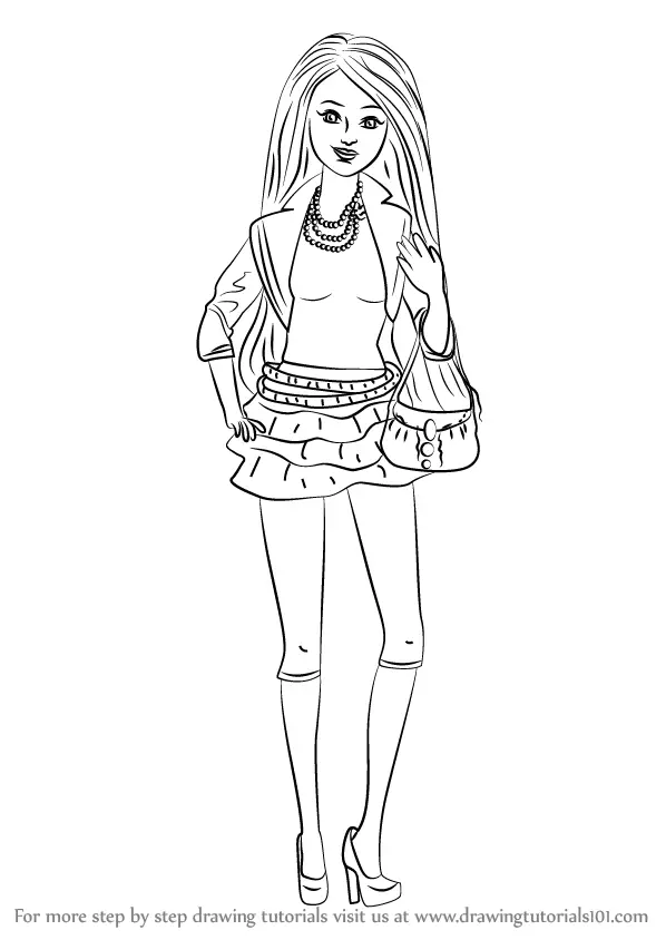 Coloring Pages Barbie Life In The Dreamhouse Barbie In The Dream