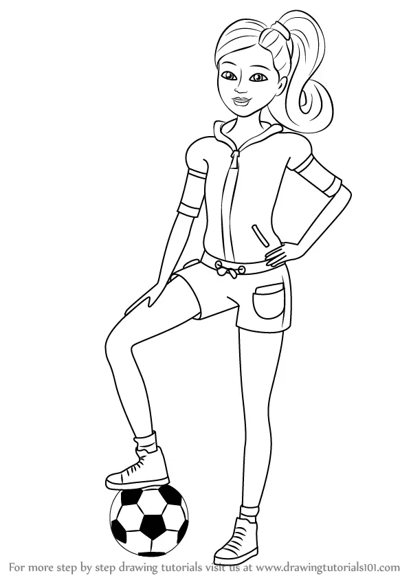 Learn How to Draw Stacie from Barbie Life in the ...