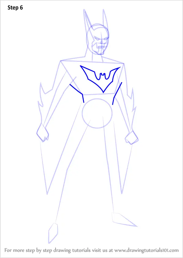 Learn How to Draw Terry McGinnis from Batman Beyond (Batman Beyond) Step by  Step : Drawing Tutorials