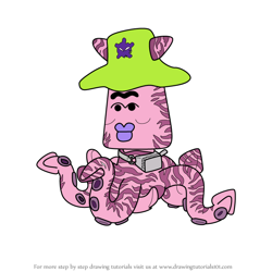 How to Draw Hydra Monster from Battle Kitty