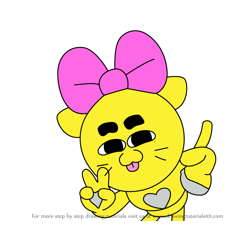 How to Draw Kitty from Battle Kitty