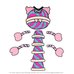 How to Draw Spicy Ice Monster from Battle Kitty