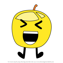 How to Draw Banana Apple from Battle for Dream Island