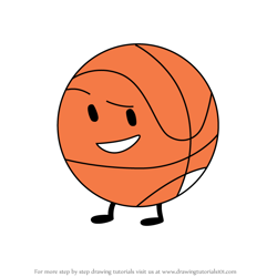How to Draw Basketball from Battle for Dream Island