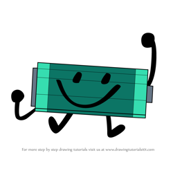 How to Draw Battery from Battle for Dream Island
