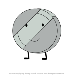 How to Draw Big Nickel from Battle for Dream Island