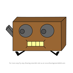 How to Draw Boombox from Battle for Dream Island