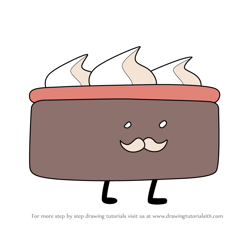 How to Draw Cake's Dad from Battle for Dream Island