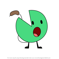 How to Draw Cattail from Battle for Dream Island