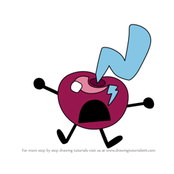 How to Draw Cherry Jr. from Battle for Dream Island