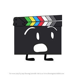 How to Draw Clapboard from Battle for Dream Island