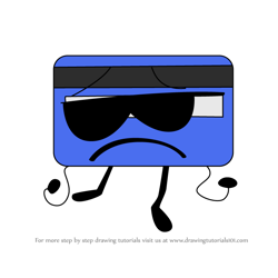 How to Draw Credit Card from Battle for Dream Island