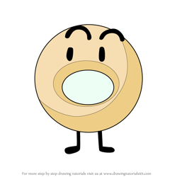How to Draw Donut from Battle for Dream Island